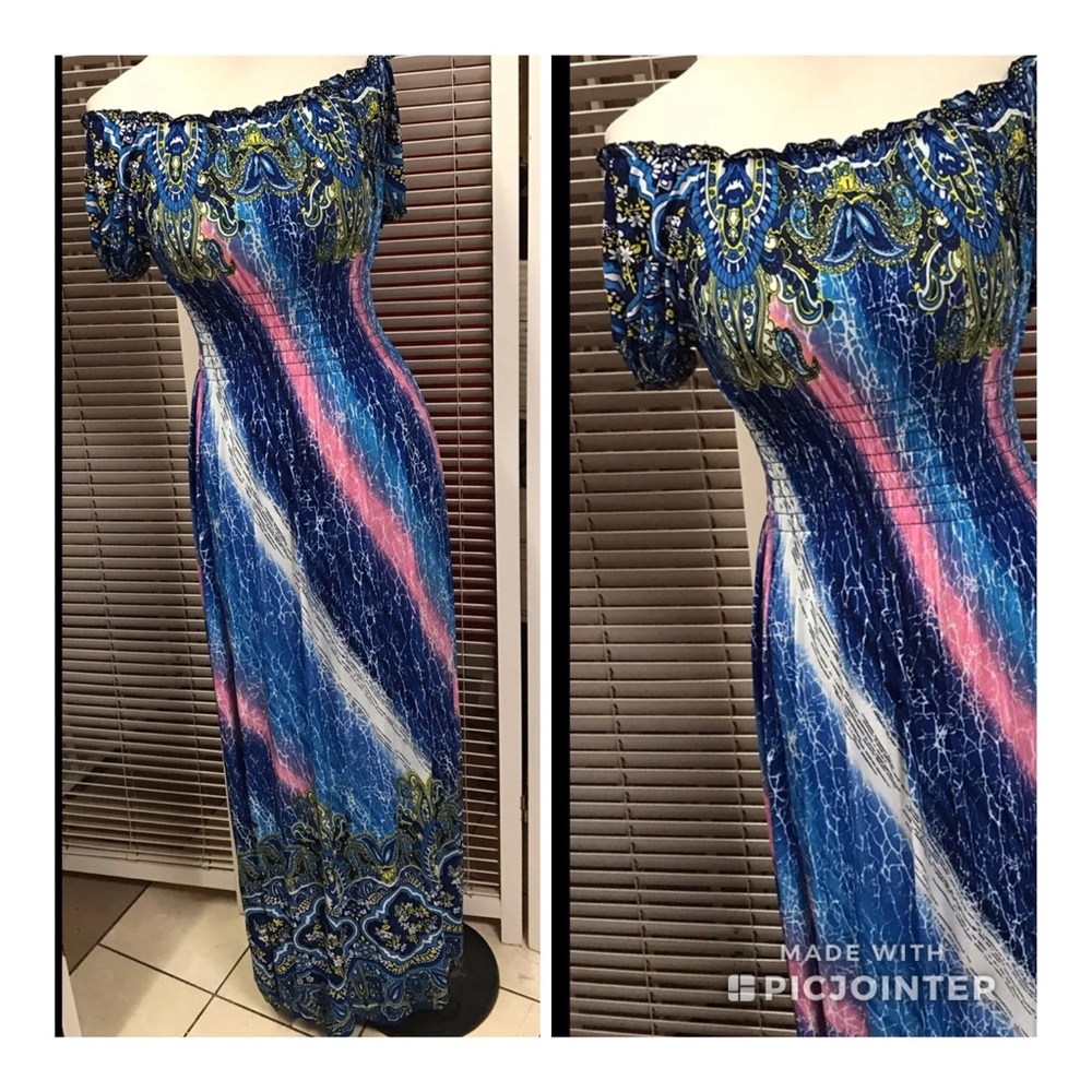 Off The Shoulder Maxi Dress